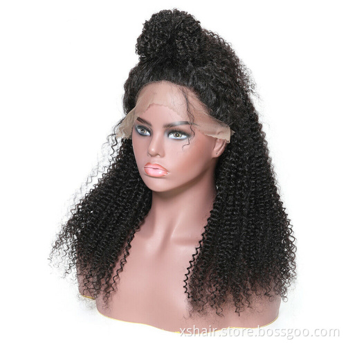 Popular Design Hair Bob Human Frontal Fringe Cuticle Aligned Lace Front Closure Brazilian Curly Afro Mongolian Kinky Curly Wig